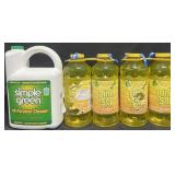 140oz Simple Green cleaner & 4-60 fl oz Pine-Sol