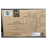 3-Piece Non-Stick Hard Anodized Fry Pan Set