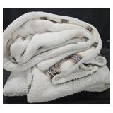 King size plush comforter, out of package