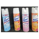 4- Lysol Disinfectant spray 19oz each