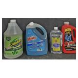Odo Ban 1 gallon. Windex 1 gallon. Mr. Clean