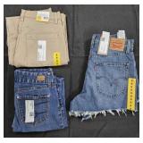 Women's size 8 Levi's jean shorts, jeans and