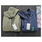 Men's size 3XL sherpa lined hoodies, shirts and