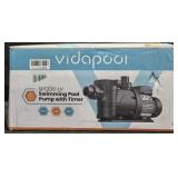 Vidapool Swimming pool Pump w/ timer. Not tested