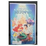 The Little Mermaid throw blanket in VHS shaped