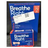 72ct. Box of Breath Right Nasal Strips