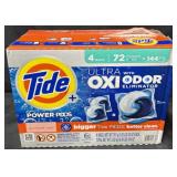 72ct. Box of Tide Ultra Oxi Power Pods