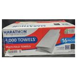 Marathon multi fold towels 4000 count