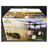 Ecoscapes Outdoor LED Cafe Lights, Untested