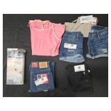 Girl's size 10 Levi's jeans, size 7/8 shorts and