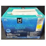 24- 1lb. Pouches of Quick Dissolving Shock