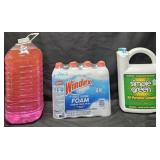 Fabuloso 210oz. Windex foam 4 cans. Simple Green