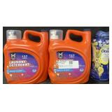 2-196 fl oz laundry detergent & 1.64lb Downy
