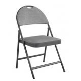 COSCO SmartFold Padded Fabric Folding Chairs, 4