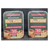 Aluminum Foil pans and lids 60 count