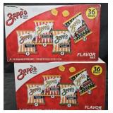 2- Zapp's potato chips 36 count variety box of