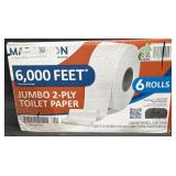 6pk. Marathon Jumbo 2-Ply Toilet Paper Rolls