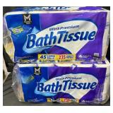 2- 45ct. Bags of Ultra Premium Bath Tissue Rolls