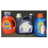 80 fl oz Tide detergent, 111fl oz Downey fabric