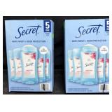 10- 2.4oz. Sticks of Secret Powder Fresh