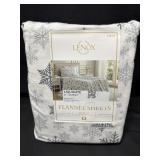 Lenox 4-piece Flannel Sheet Set, Twin