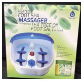 Heated Foot Spa Massager with Bonus Tea Tree Oil