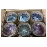 6-Piece Outdoor 2-Tone Goblets
