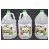 3- Heinz white vinegar 1 gallon each