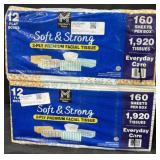 24- Flat Boxes of Soft & Strong 2-Ply Premium