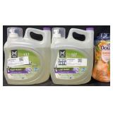 2-196 fl oz laundry detergent & 1.7lb Downy scent