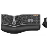 ProtoArc Ergonomic Wireless Keyboard Mouse
