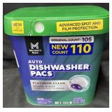 110ct. Tub of Auto Dishwasher Pacs