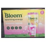 Bloom Sparkling Energy drinks 12 pack 12oz cans