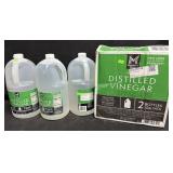 5- 1 Gallon Jugs of White Distilled Vinegar
