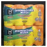 2- Disinfectant wipes 312 count each