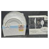 Tableluxe plastic plates 48 count. Premium