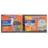 Hefty 33 gallon trash bags 90 count. Hefty 13