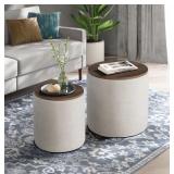 Studio Living Alvin Storage Ottoman Set