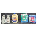 2- Dove hand wash 12oz each. Softsoap hand soap