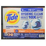 Tide laundry pods 72 count