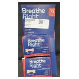 2- 72ct. Boxes of Breathe Right Nasal Strips