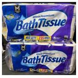 2- 45ct. Bags of Ultra Premium Bath Tissue Rolls