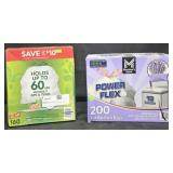 Glad 13 gallon trash bags 160 count. Power Flex