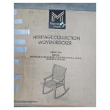 Heritage Collection Woven Rocker Chair