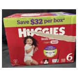 112ct. Box of Huggies Little Movers 360 Size 6