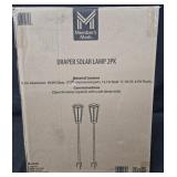 Draper Solar Lamp 2 pack