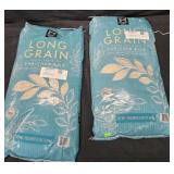 2- Long grain white rice 25lb each