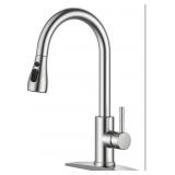 FORIOUS Kitchen Faucets with Pull Down Sprayer,