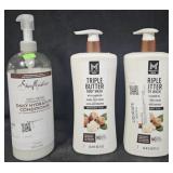 Shea Moisture conditioner 34oz. 2- Triple butter