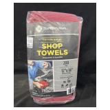 200 cotton blend shop towels, 12ï¿½ x 14ï¿½